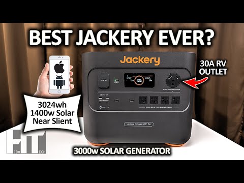 JACKERY 3000 PRO 3000w UPS Solar Generator Lithium Battery Power Station Review