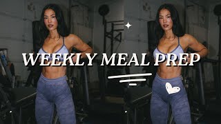 MEAL PREP WITH ME | macro friendly meals, my grocery list