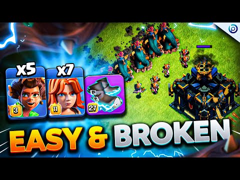 ROOT RIDERS Are The STRONGEST ATTACK Strategy AFTER UPDATE | Clash of Clans TH17