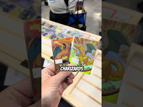 I found Topps Rainbow Foil Charizards at Card Show