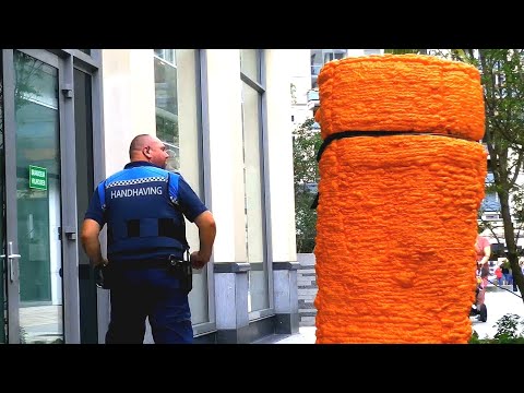 The Police Got Scared !! Angry Carrot Prank !!