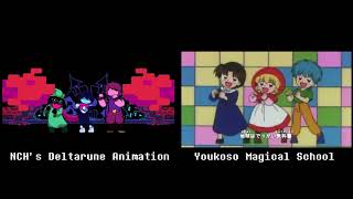 Deltarune X Akazukin ChaCha Comparison