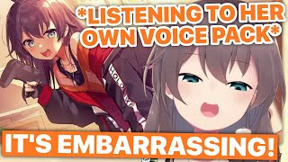 Matsuri Gets Embarrassed About Her Voice Pack (Natsuiro Matsuri / Hololive) [Eng Subs]