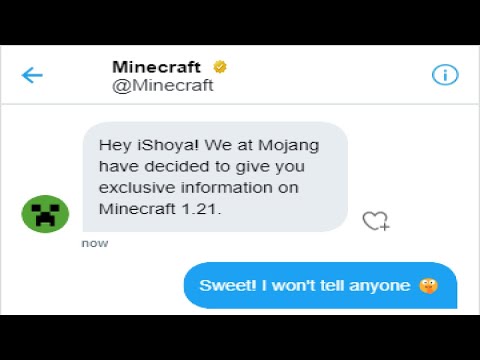 I Got Exclusive Info On Minecraft 1.21