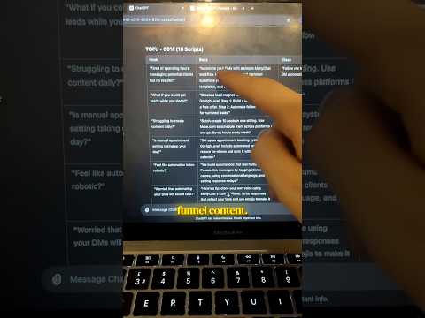 ChatGPT Prompt That Will Create All Your Content Scripts🤩👀 #shorts