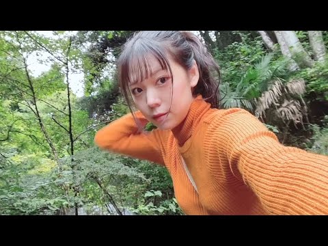 【新幕】女ひとり焚き火ハンバーグ 氷のように冷たい日  / overnight in a tent for the first time [Japanese solo camping girl]