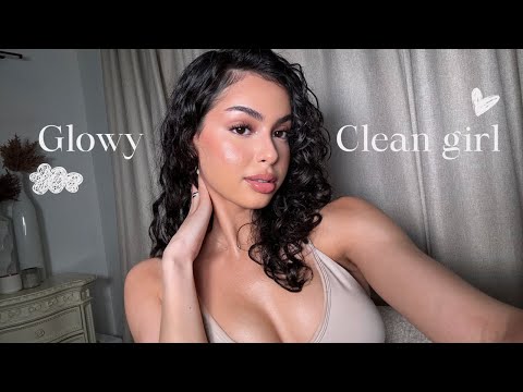 glowy clean girl makeup tutorial (acne-friendly) ♡ ft. d'Alba