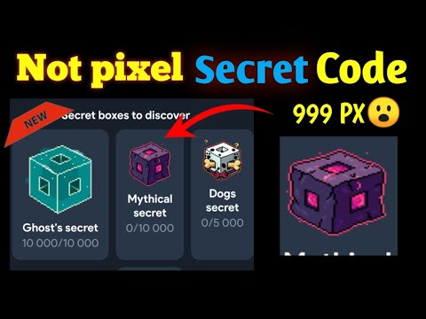 Not Pixel Secret Word | Not Pixel Airdrop Secret Code Today | Not Pixel Secret Code