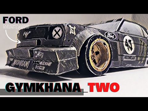 GYMKHANA_TWO ft. Ford Mustang | #gymkhana #fordmustang #stopmotion #papercraft #hoonigan #kenblock