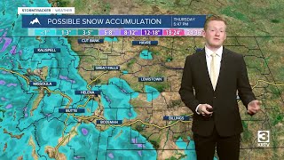 Series of systems brings mountain snow, gusty winds to Montana