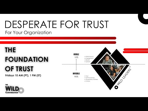 The Foundation of Trust | Desperate for Trust for Your Organization | The WiLD Conversation