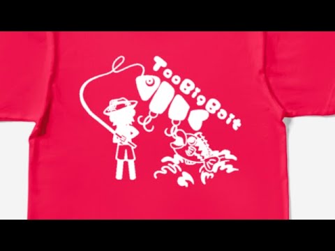 Ｔシャツ作りました！釣果報告待ってます。【LIVE】