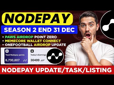 🔥 Nodepay Season 2 Ends Dec 31st! 🚀 Nodepay Latest Updates, Tasks & Free Airdrops 🎁