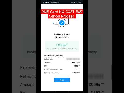 One Card No Cost EMI Foreclosure || One Card EMI cancel Process #onecardEmiClose #techadda #shorts