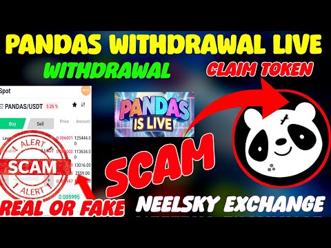 Pandas Airdrop Today Biggest Update l Pandas Withdrawal l Panda Airdrop l Neelsky Exchange