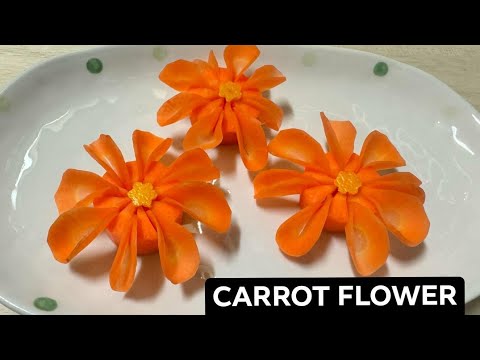 Cutting Carrots/FOOD DECORATION 😍