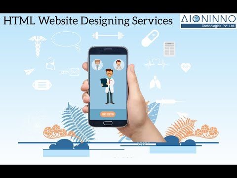 HTML website design services