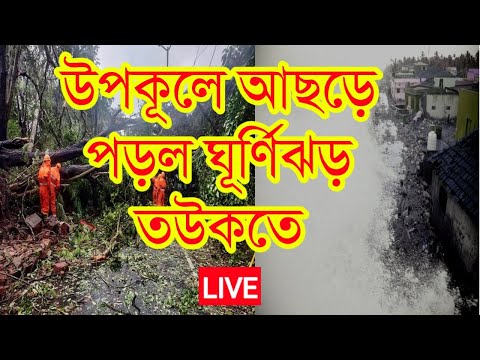 উপকূলে আছড়ে পড়ল ঘূর্ণিঝড় তউকতে|Monster Cyclone Taukate Landfall in Gujrat|Cyclone Taukate |