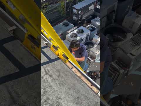 Students learn ladder safety. Part 1