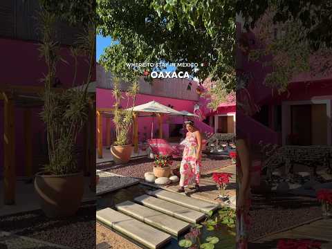 Pink hotel in Oaxaca, Mexico - Rosamate is a bucket list boutique hotel! #mexico #mexicohotel