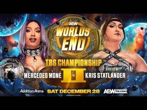 AEW Worlds End Mercedes Moné vs Kris Statlander (SIM)