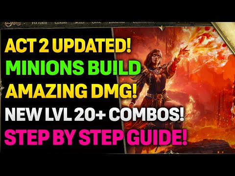 UPDATED: NEW Minions Summoners Combos & Build For ACT 2!!