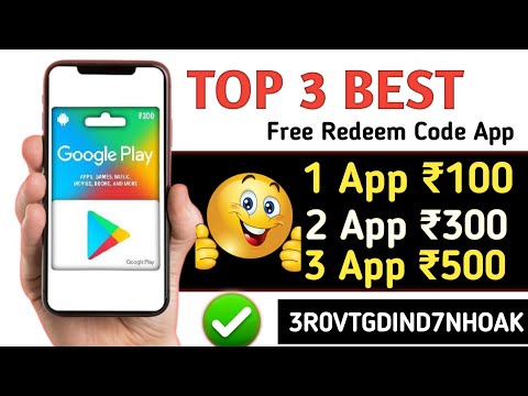 Top - 3 Free Redeem Code App 2024 | Google Play Redeem Code | Free Redeem Code