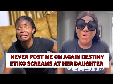 Actress Destiny Etiko Angry At Her Adopted Daughter Chinenye For Posting Her On Her Birthday