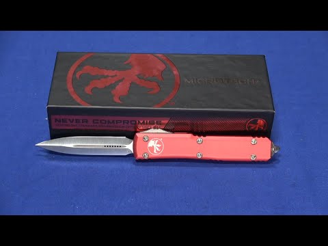 Cool Pocket Knife Review: Microtech Ultratech DE OTF in Red Satin