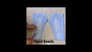 Old jeans best reuse ideas#bestreuseideas#oldjeansreuse#diyideas#craft#tailoring#handbeads#hand#diy