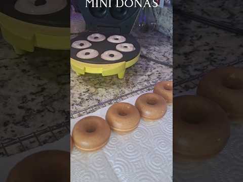 mini donas #donas #donut #minidonuts #baker #tutorial #cake #freetutorial #recipe #fyp #cake #parati