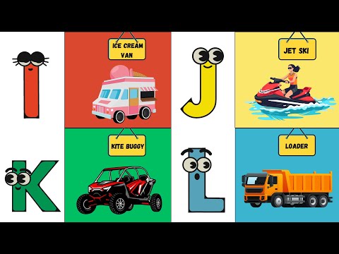 ABC Vehicle Adventure 🚗✈️ | Learn Vehicles A to Z | UZR Learning | #abcd #kids