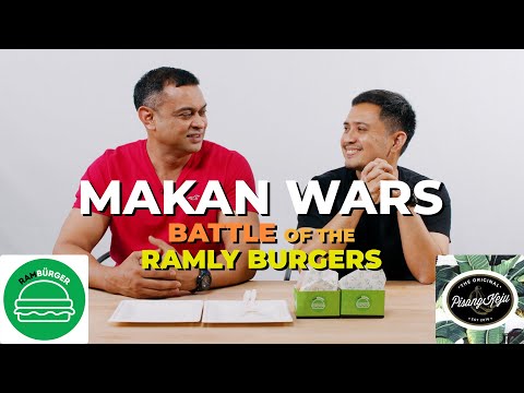 MAKAN WARS - Battle of the Ramly Burgers - Ramburger vs The Original Pisang Keju - Episode 11