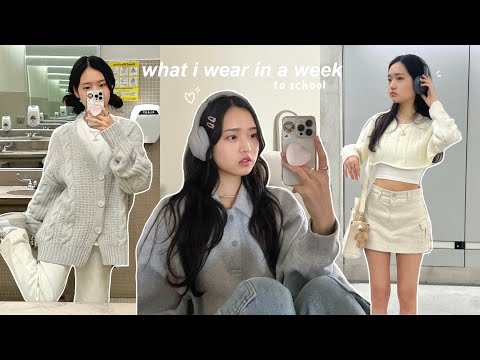 uni vlog: what i WEAR in a week to university (school / pinterest outfit inspo + ideas)