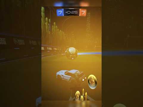 Ceiling backflip air dribble bump #rocketleague #rocketleaguegoals #rlclip