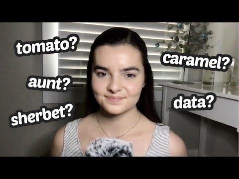 ASMR 50 Words That Everyone Pronounces Differently | How Do You Say Them?