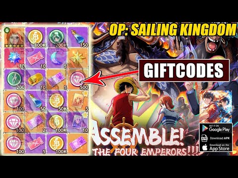 OP Sailing Kingdom & All 4 Giftcodes - How To Redeem Code | OP Sailing Kingdom 4 Codes