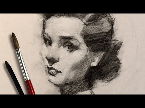 Quick Sketching Portrait Process | Demo