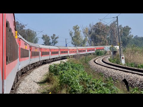 HOWRAH To JAMMU TAWI | Full Journey 12331/Himgiri Express, Indian Railways Video 4k ultra HD