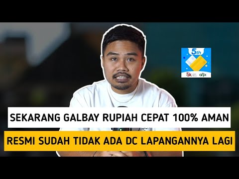 Sekarang Galbay Rupiah Cepat 100% Aman‼️Resmi Sudah Tidak Ada DC Lapangannya Lagi