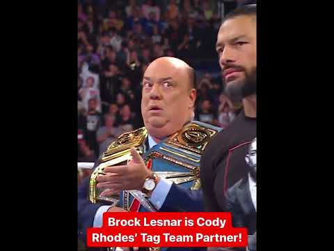 Brock Lesnar is Cody Rhodes new Tag Team Partner vs Romanreigns and Solo Sikoa on wwe raw 04032023