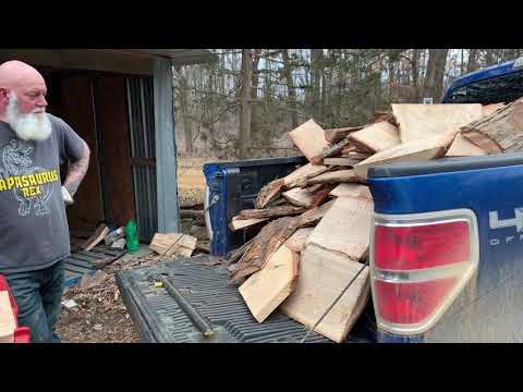 New source for fire wood…Amish lumbermill