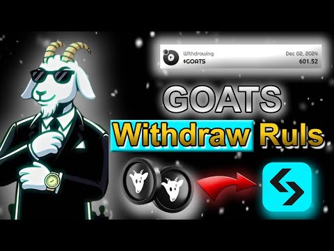 How To Withdraw Goats Token in Exchanger || Bangla Tutorial || Rifoxly #goats #telegram #airdrop