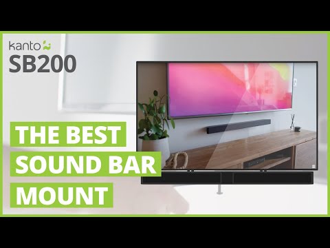 HOW TO: Mount your Soundbar to your TV | Kanto SB100 & SB200 Soundbar Mounts