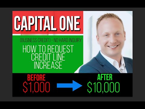 How to increase credit limit capital one credit card