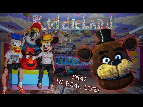 Inside an Abandoned Kids Fun Place & Skate Rink! Five Nights at Freddy’s IRL!!