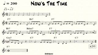 Now's The Time Melody With Metronome