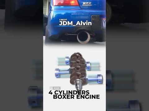 Subaru Impreza 4-Cylinders - Boxer Engine Sound & Engine Simulation