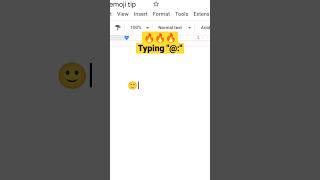 A shortcut for adding emoji in #GoogleDocs 💡 #Tutorial #HowTo #shorts