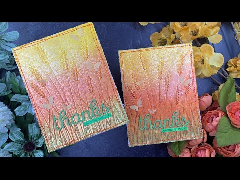 Quick and Easy Shimmer 3D Embossed Cards